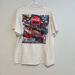 Charlotte Motor Speedway Coca Cola 600 2023 T-Shirt white Size Large